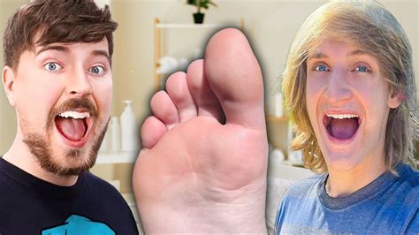 mr beast feet|mr beast shoe size.